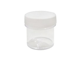 Mini pote plastico con tapa rosca